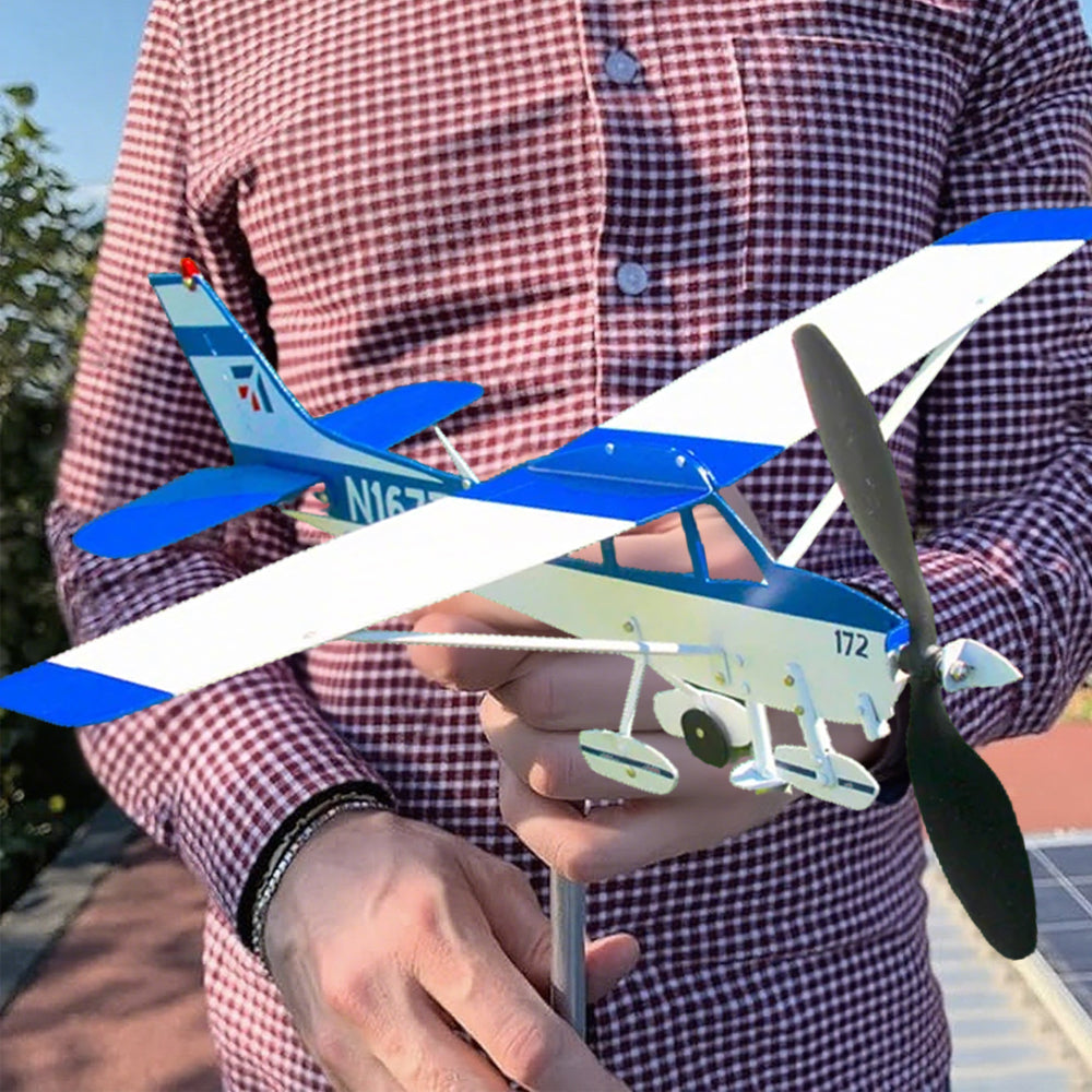 ✈️ FLYING DUO Windsock Set: Vintage CUB & Classic Cessna 172 (NC999BA + N1677F) - Labor Day Yard Upgrade!