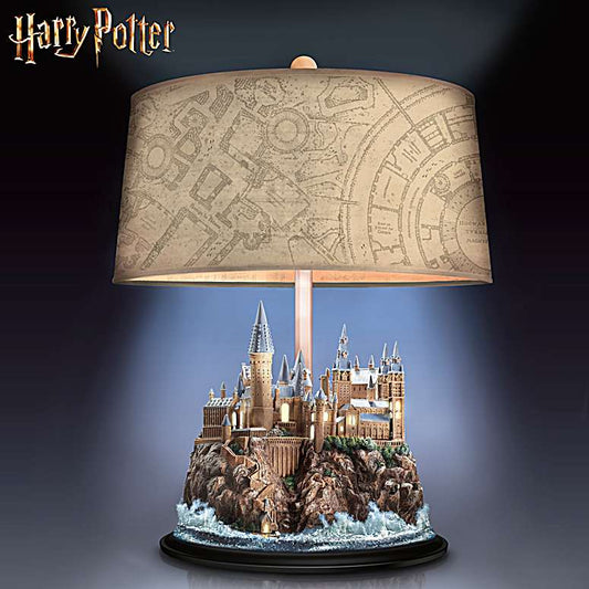 ✨HARRY POTTER Table Lamp With Illuminated HOGWARTS Castle