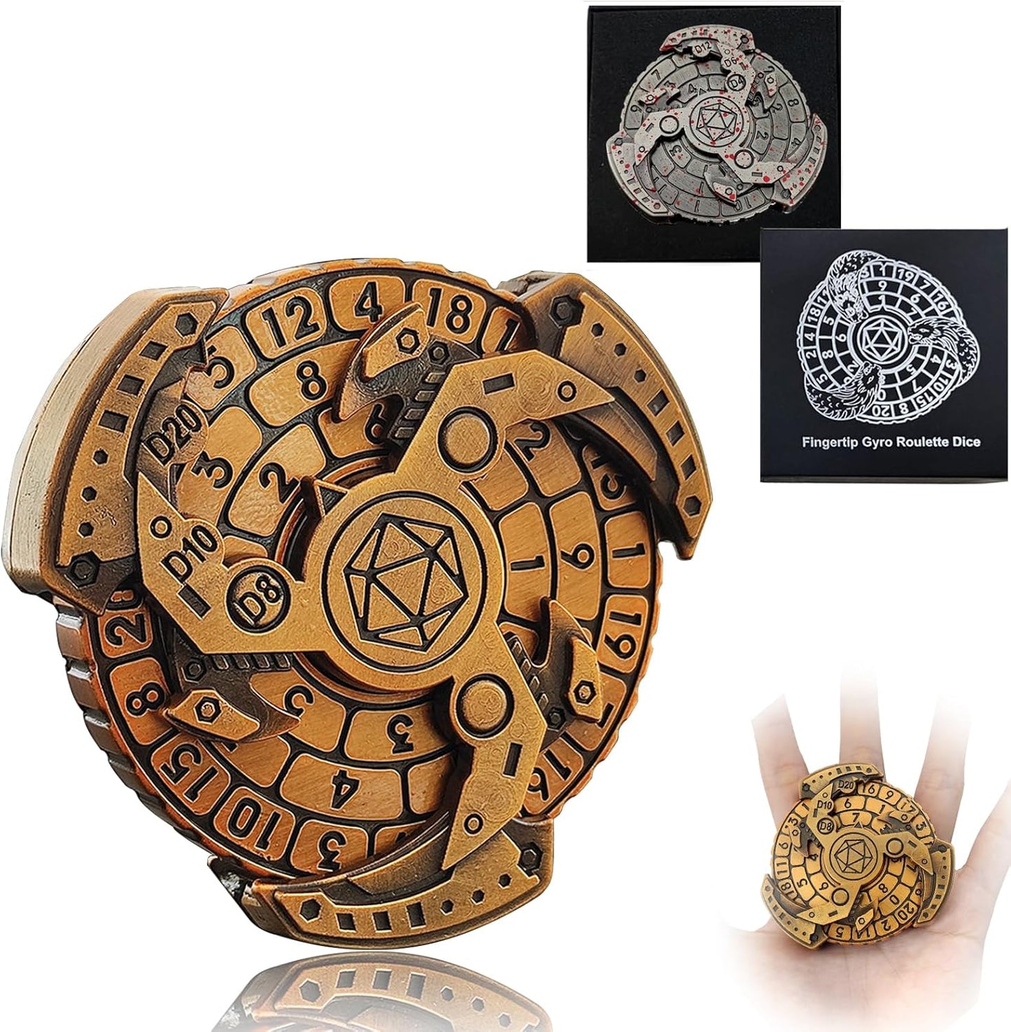 š²7-in-1 DND Spinner Dice Setš„Epic RPG Fun!
