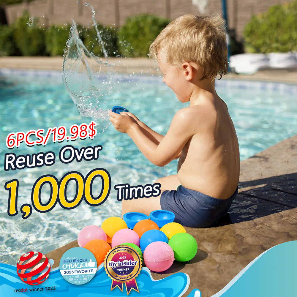 Magnetic Splash Balloons - Reusable Water Balloons for Kidsš