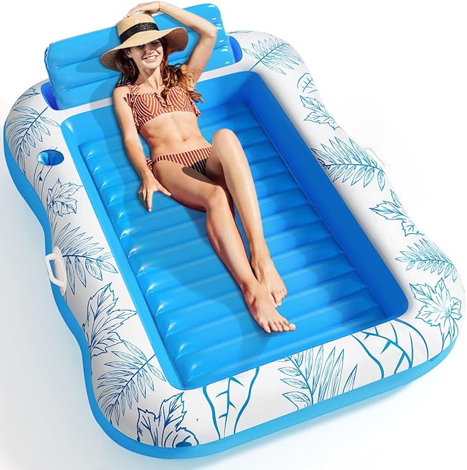 Inflatable Pool Float🦩 Extra Large & Comfy | Summer Must-Have Floatie 🌞