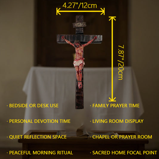 ✝️Handmade - Realistic Crucifix Christ.
