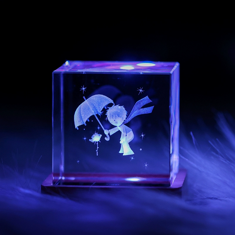 🔮Crystal Ball 3D Music Box✨ | LED Night Light 🌙