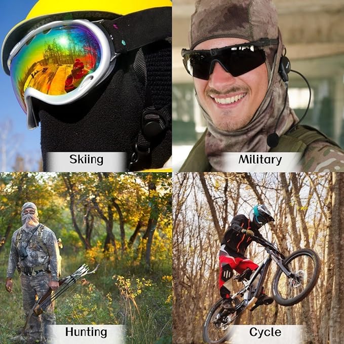 Tactical Camo Face Masks – 5PCS UV Neck Gaiters