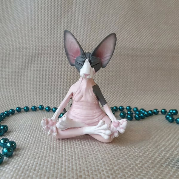 🔥😻Sphynx Cat Meditate Yoga(BUY 2 FREE SHIPPING)