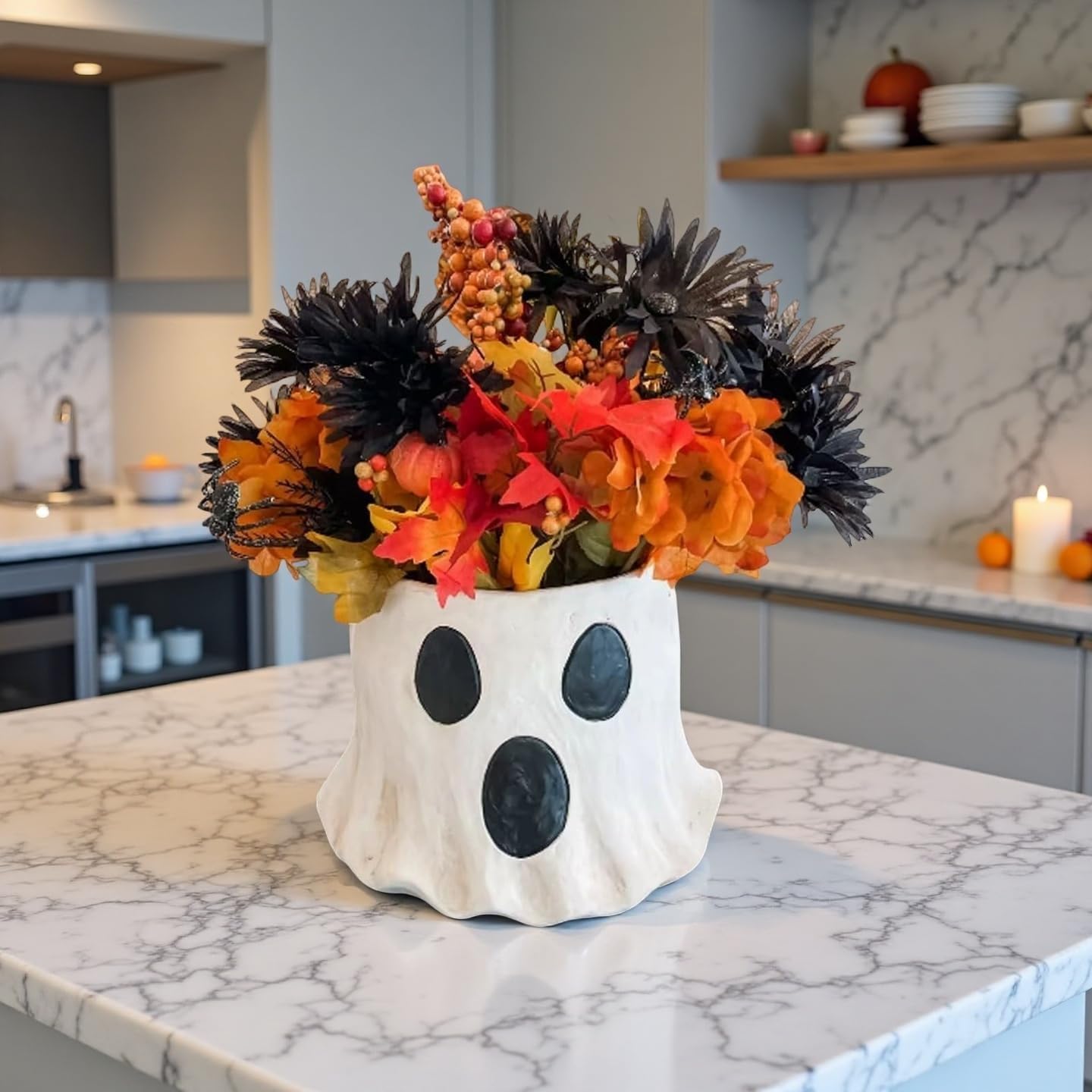 💐12 Set Artificial UV-resistant flowers: colorful suitable for porches and balconies