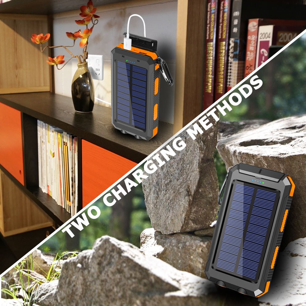 ✨Solar Power Bank🔋10,000 mAh ultra-large capacity