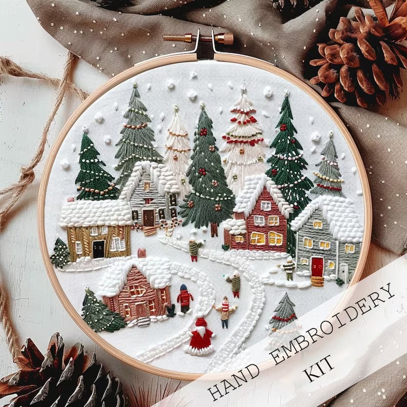 🔥🎄Christmas Embroidery KIT