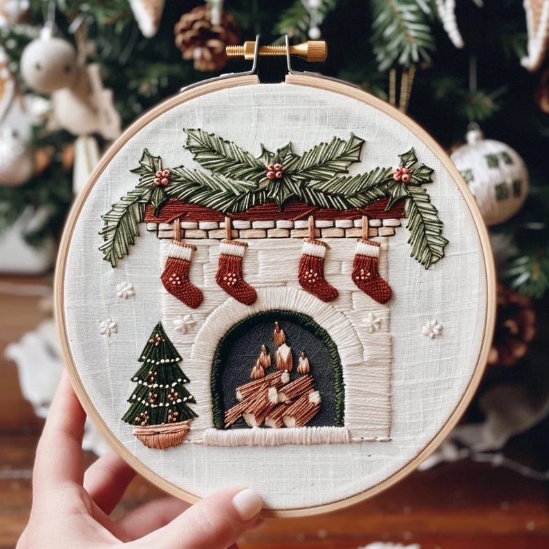 🔥🎄Christmas Embroidery KIT