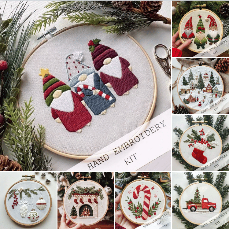 🔥🎄Christmas Embroidery KIT