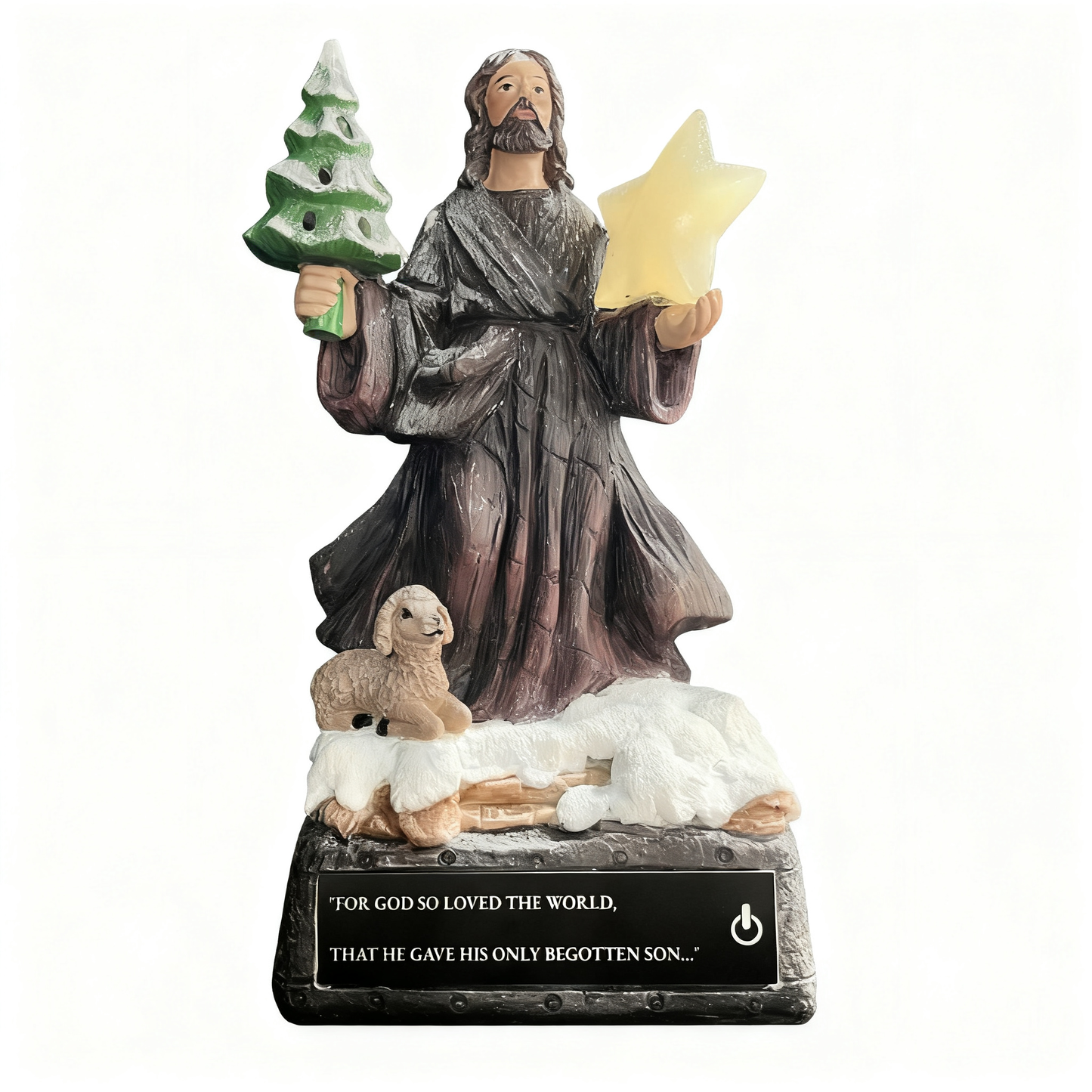 🎄【Christmas Eve Light】Glowing Christmas Statue of Jesus