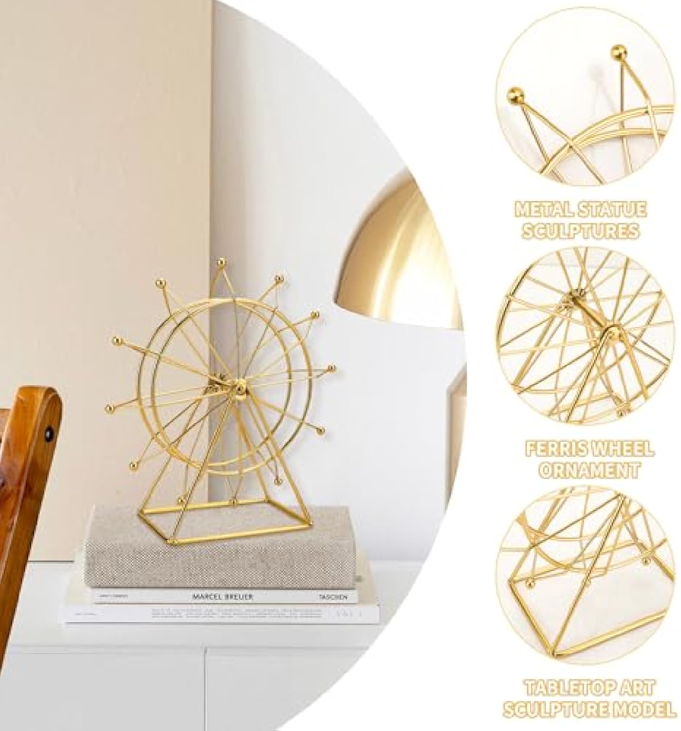 ✨Golden Ferris Wheel - Desk/Shelf Gift🎁