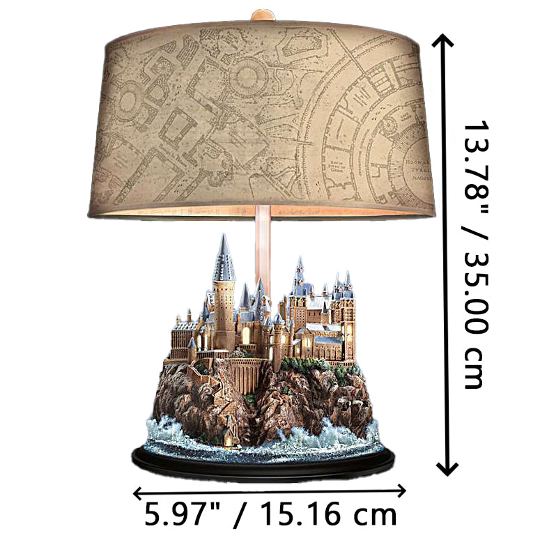✨HARRY POTTER Table Lamp With Illuminated HOGWARTS Castle
