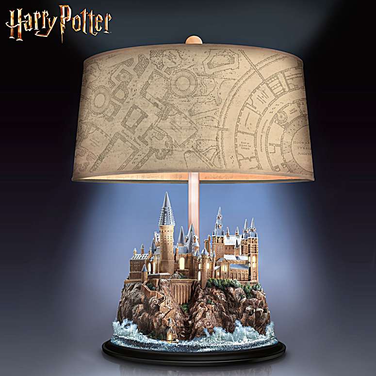 ✨HARRY POTTER Table Lamp With Illuminated HOGWARTS Castle