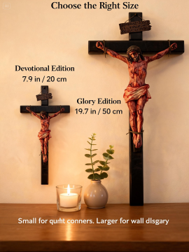 ✝️ Sacred Jesus Crucifix for Home Prayer & Reflection