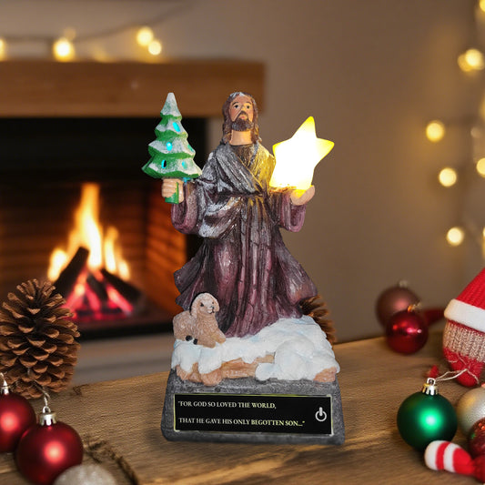 🎄【Christmas Eve Light】Glowing Christmas Statue of Jesus