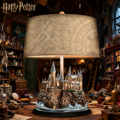 ✨HARRY POTTER Table Lamp With Illuminated HOGWARTS Castle