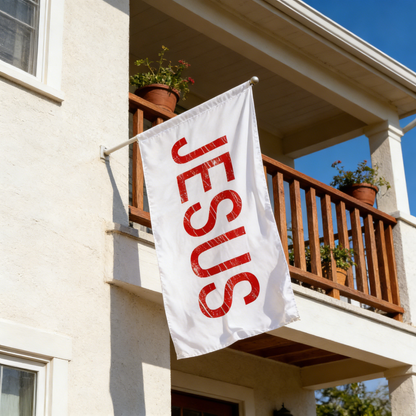 JESUS Yard Flag Faith Bundle – 4-Piece Christian Set