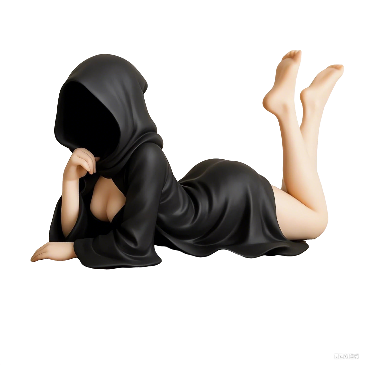 👻Death Queen Figurine – Spooky Black Robe Decor (4 Inch)🎃