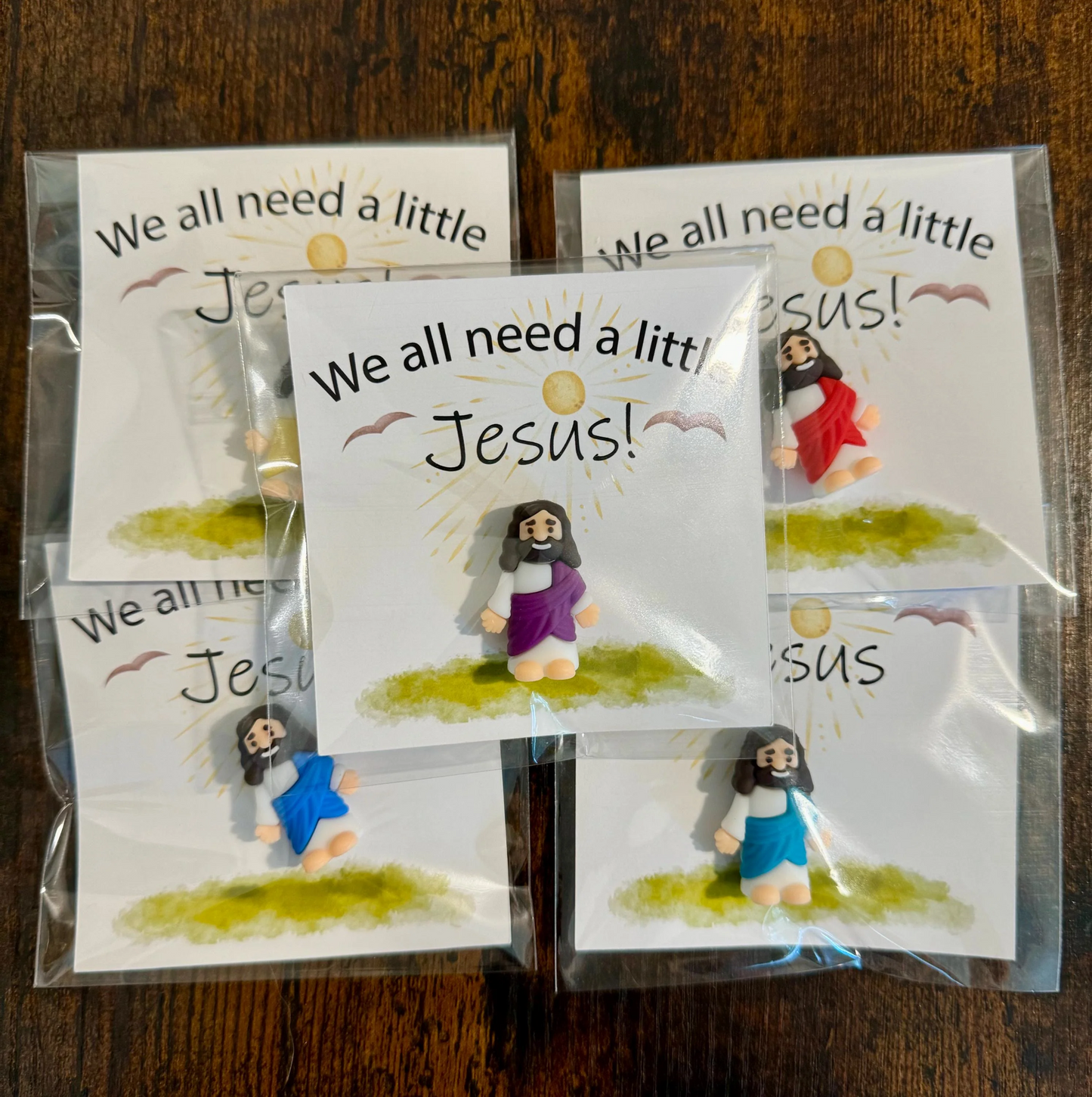 Pocket-Sized Blessing - Mini Jesus Figurines for Easter Stuffers & Inspirational Gifts