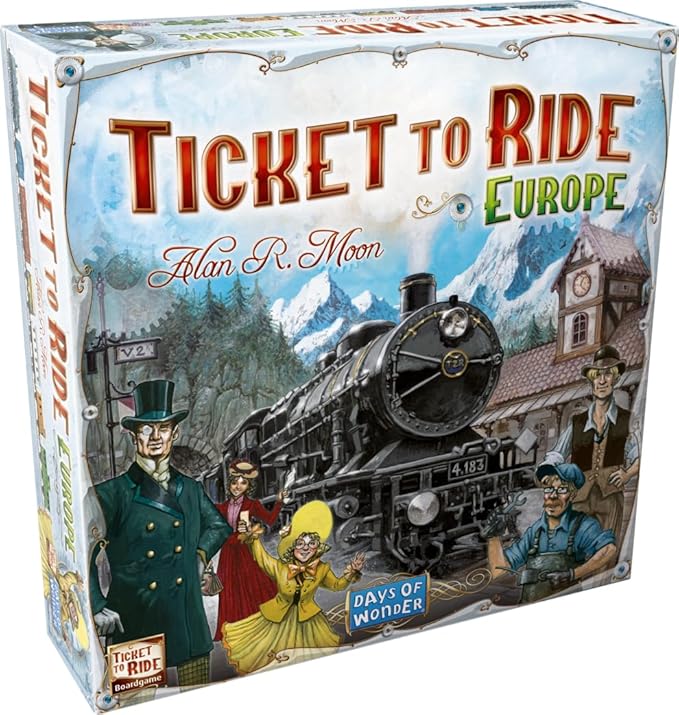 🗺️ Strategy + Adventure = Ticket to Ride Europe 🎯