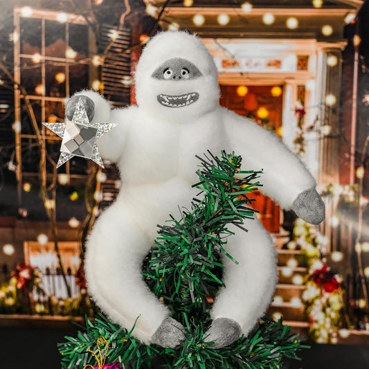Christmas Tree Snow Monster – Handmade Felt Plush Ornament
