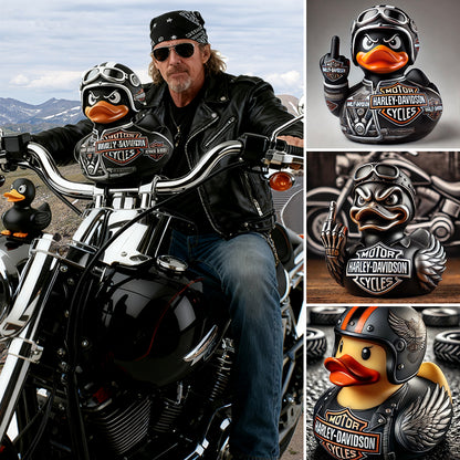 Harley-Davidson Rebel Duck - Punk Metal Collector Rubber Duck