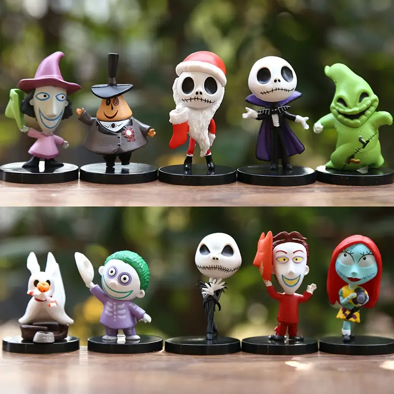 "Spooky & Jolly Collectible Set – 10-Piece Collection"