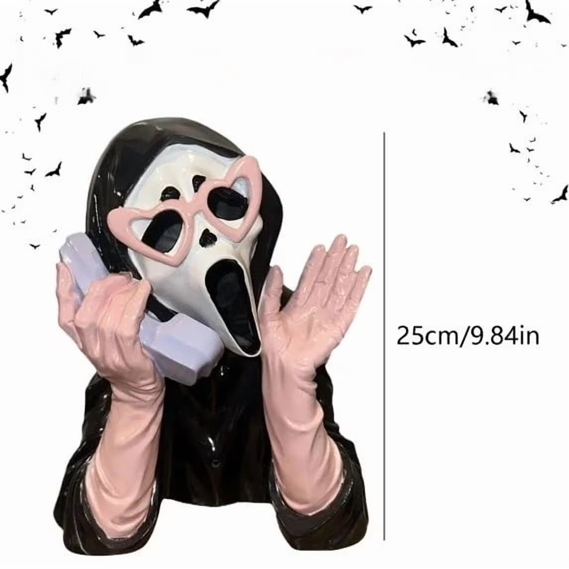 Official Scream Ghostface Statue - Tap to Light Up & Scream! Limited Edition.