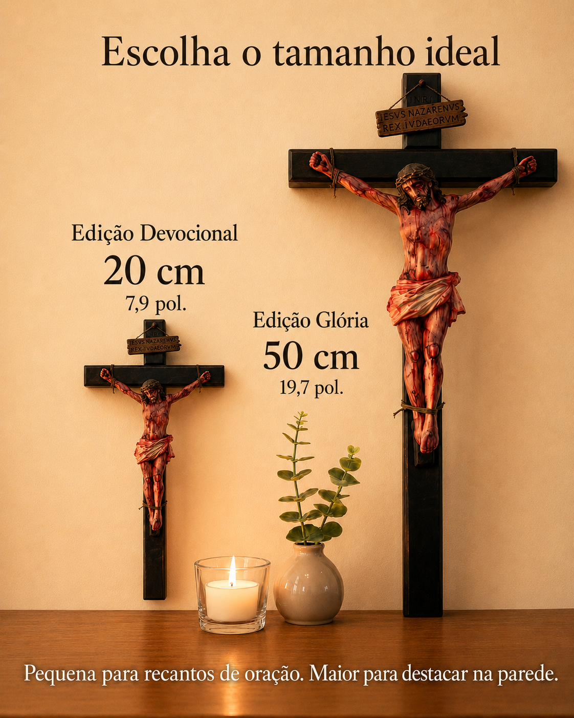 ✝️Crucifijo de Jesús hecho a mano — Recuerda su sacrificio