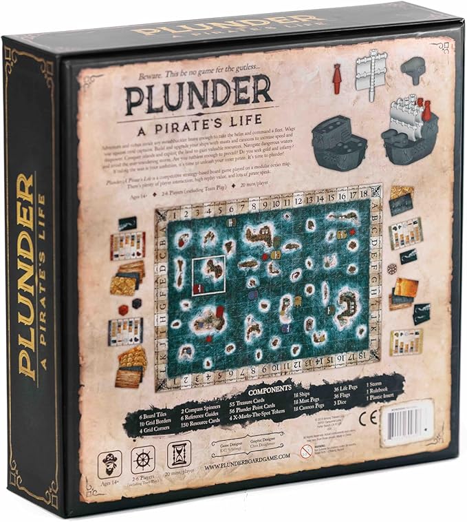 🏴Plunder: Strategic Family Board Game 👪 |2-6 Players