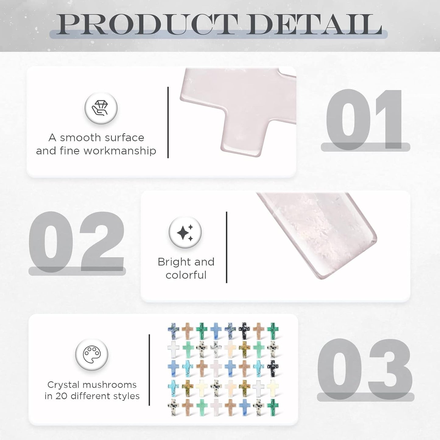 🎁 Faith & Blessing — 50pcs Crystal Cross DIY Charms for Jewelry & Gifts