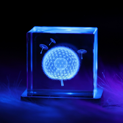🔮Crystal Ball 3D Music Box✨ | LED Night Light 🌙
