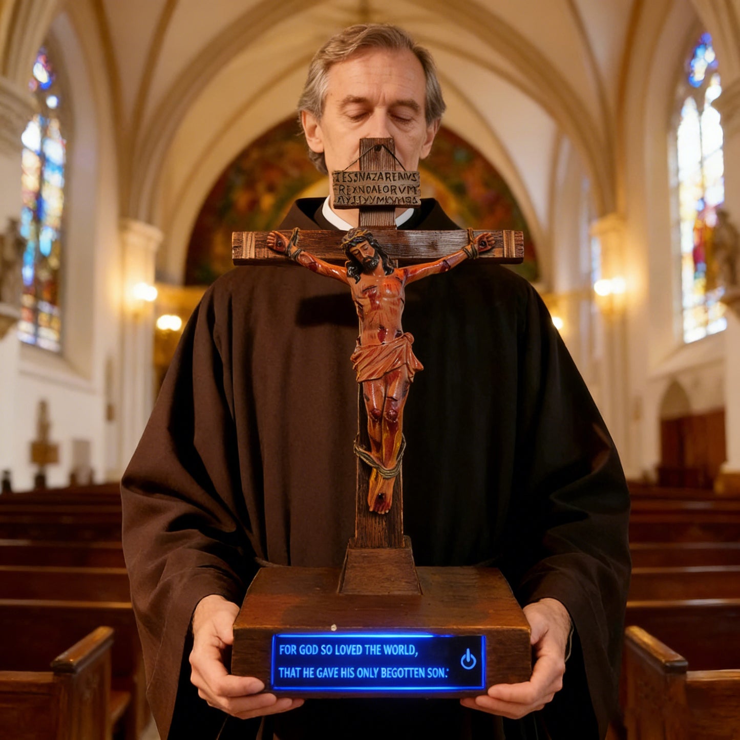 ✝️Handmade - Realistic Crucifix Christ.