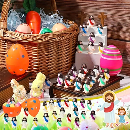 Pocket-Sized Blessing - Mini Jesus Figurines for Easter Stuffers & Inspirational Gifts