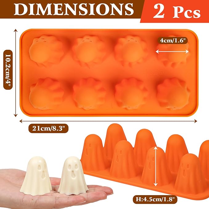 Boo-tiful Ghost Candy Molds – Perfect for Halloween Fun!