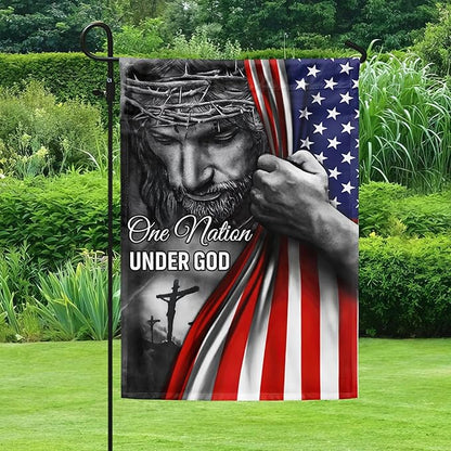 ✝️Jesus Christian Patriotic American Grommet Flag