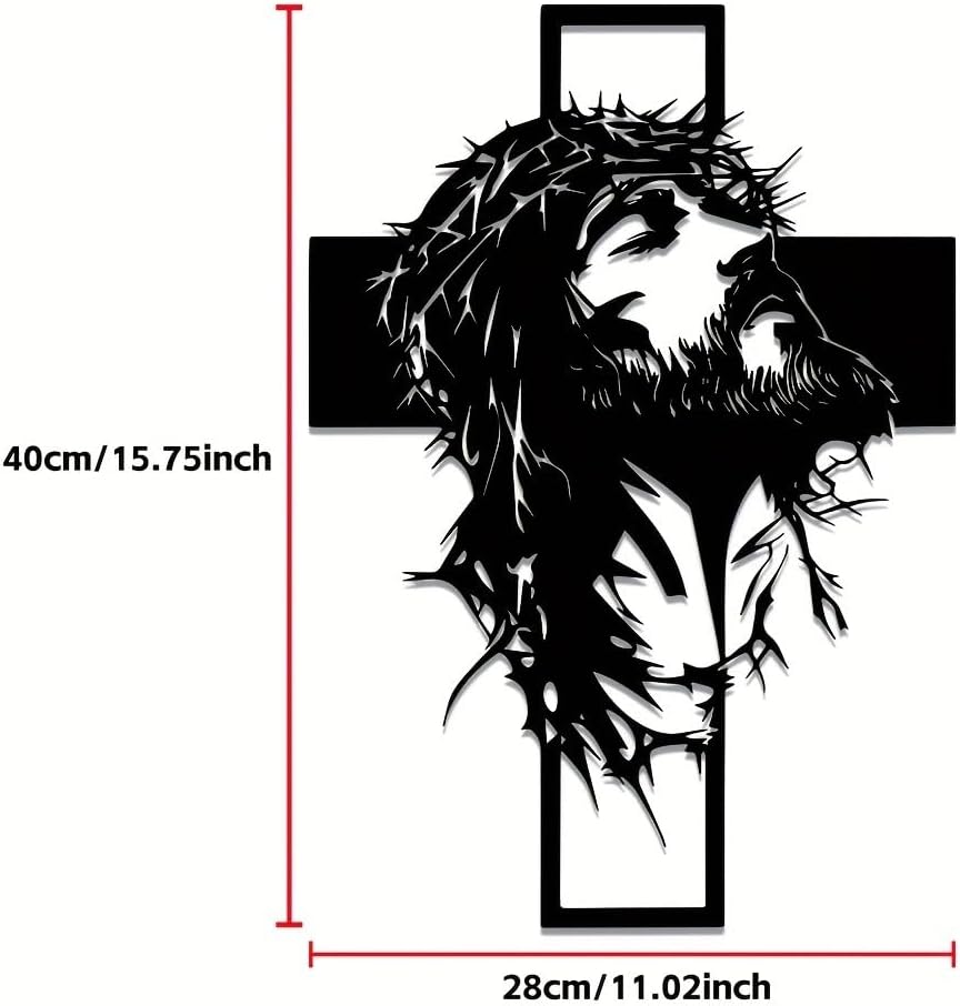 ✝️ Christian Metal Cross Wall Art Collection