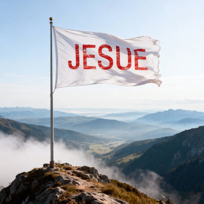 JESUS Yard Flag Faith Bundle – 4-Piece Christian Set