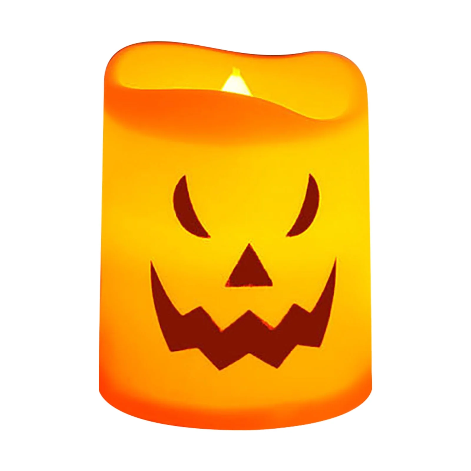 Flickering Pumpkin Candle Lights (6-Pack) - For Porch & Table 🎃