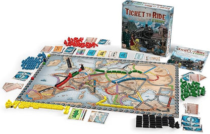 🗺️ Strategy + Adventure = Ticket to Ride Europe 🎯