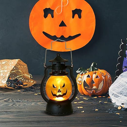 3-Pack Electric Pumpkin Lights - Safe, Flickering Porch Decor 🎃