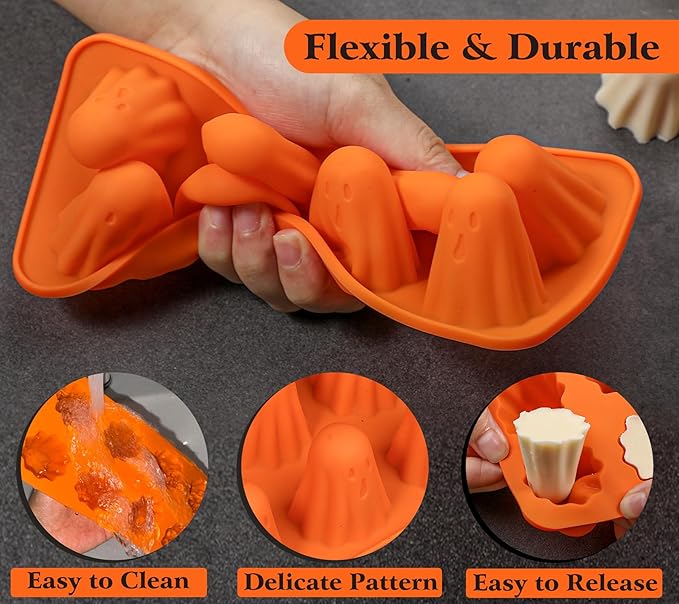Boo-tiful Ghost Candy Molds – Perfect for Halloween Fun!