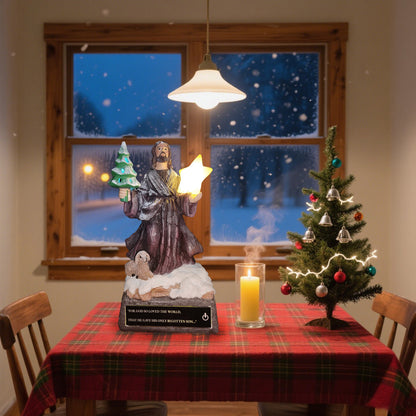 🎄【Christmas Eve Light】Glowing Christmas Statue of Jesus