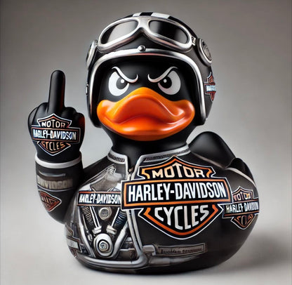 Harley-Davidson Rebel Duck - Punk Metal Collector Rubber Duck