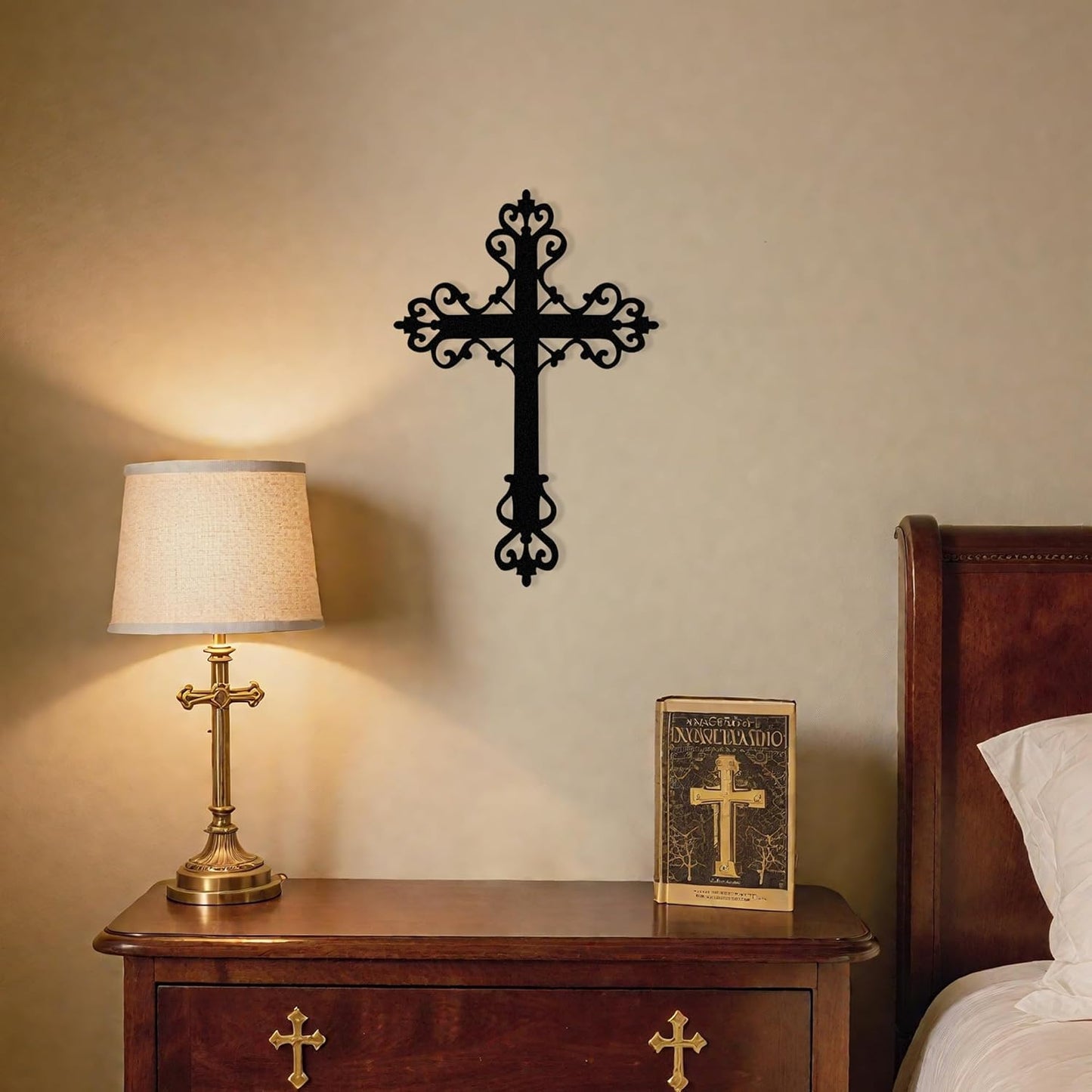 🎁 Faith & Devotion — Metal Cross Wall Art for Home & Prayer