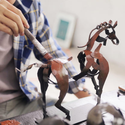 🌸Mother's Day Gift Alert! 🐎Handmade Metal Sculpture Horse