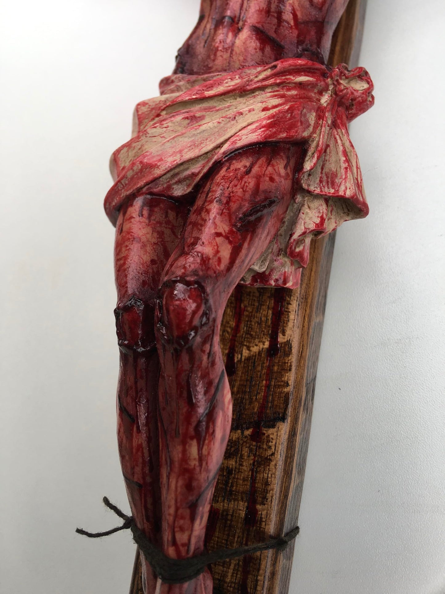 Faith in Form: A Hand-Carved Work of Sacred Art