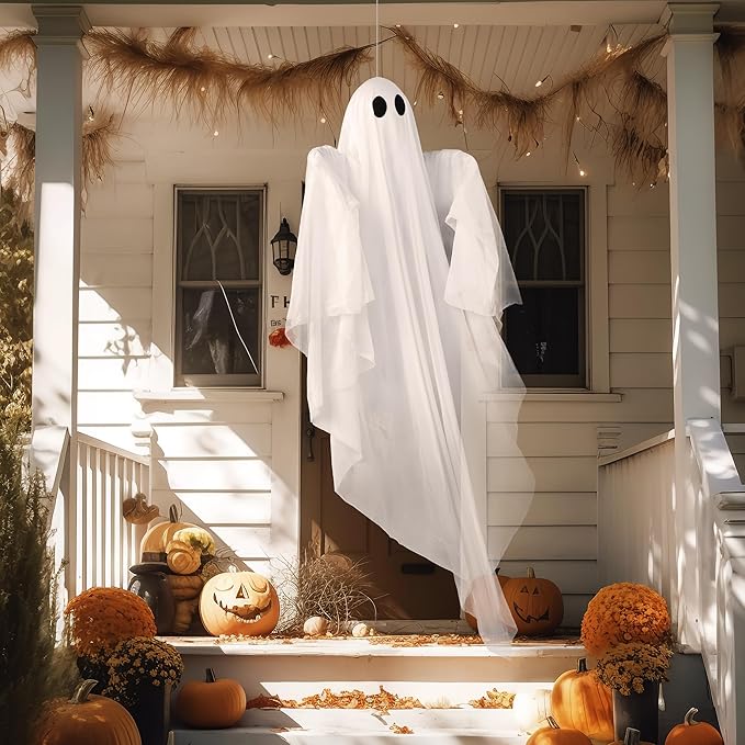 Hanging Ghost Decoration for Halloween 👻🕸️