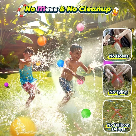 Magnetic Splash Balloons - Reusable Water Balloons for Kids🎁